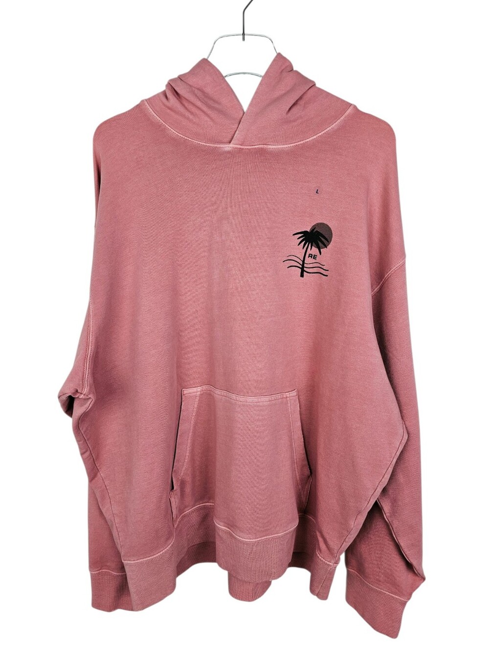 American Eagle Pink Oversized Hooded Sweatshirt NWT